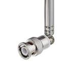 Bingfu Police Radio Scanner Antenna 20-1300MHz 7 Section Telescopic BNC Male 2-Pack Handheld Ham CB Antenna for Uniden Whistler Police Scanner Two Way Radio Frequency Counter