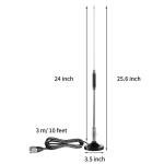 27MHz Heavy Duty Magnetic Mount CB Radio Base Station Antenna Kit Compatible with Mobile/Car Radio Cobra Midland Uniden Maxon President Anytone Car Truck Mobile Handheld CB Radio, Eifagur