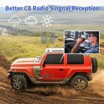 27MHz Heavy Duty Magnetic Mount CB Radio Base Station Antenna Kit Compatible with Mobile/Car Radio Cobra Midland Uniden Maxon President Anytone Car Truck Mobile Handheld CB Radio, Eifagur