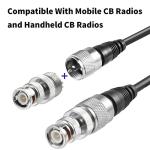 27MHz Heavy Duty Magnetic Mount CB Radio Base Station Antenna Kit Compatible with Mobile/Car Radio Cobra Midland Uniden Maxon President Anytone Car Truck Mobile Handheld CB Radio, Eifagur