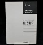 ICOM IC-24AT, Dual Band (2 Meters & 440 MHz) Handheld Transceiver with Extras