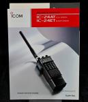 ICOM IC-24AT, Dual Band (2 Meters & 440 MHz) Handheld Transceiver with Extras