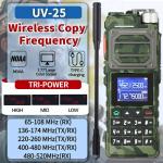 Baofeng UV25 Walkie Talkie Long Range Tri-power Two Way Radio & BT Mic+771Ant US