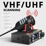 Radioddity DB20-G GMRS Mobile Radio for Car Vehicle, 20W Long Range Two Way Radio with Cigarette Lighter Plug, 500 Channels, VOX, Display Sync, for Off Road Overlanding 4x4