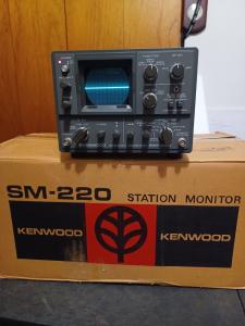Kenwood SM-220 Vintage Ham Radio Station Monitor And Manual Box (excellent).