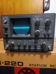 Kenwood SM-220 Vintage Ham Radio Station Monitor And Manual Box (excellent).