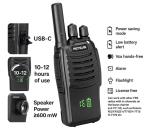 6 Pack Walkie Talkies Retevis H-777H FRS Radios USB-C VOX Charger Work SEALED