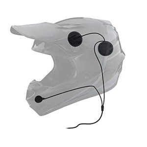 Competition/Race in-Helmet & Push to Talk Kit is Compatible with Rugged Radios, BTECH, Baofeng, 2 Pin Kenwood, Diga-Talk, TYT, AnyTone, Relm/BK Radio, Quansheng