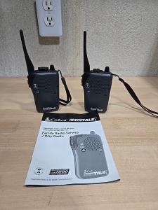 Pair Cobra MicroTalk 1 FRS-100 Portable 2 Way Radio Walkie Talkie Tested Working
