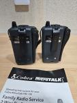 Pair Cobra MicroTalk 1 FRS-100 Portable 2 Way Radio Walkie Talkie Tested Working