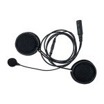 Competition/Race in-Helmet & Push to Talk Kit is Compatible with Rugged Radios, BTECH, Baofeng, 2 Pin Kenwood, Diga-Talk, TYT, AnyTone, Relm/BK Radio, Quansheng