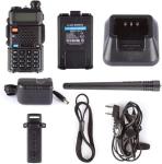 Digital Handheld Radio Scanner Fire Police VHF FM EMS Ham 2 Way Transceiver