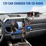 Anina DC 12V Car Charger for CB Mobile Radio Connector Replacement Power Cable with 15A Fuse for YAESU FT-7800R FT-7900R FT-8900R FT-2600 Kenwood TM-741 TM-G707 TM271 TM281 BTECH ICOM ALINCO ANYTONE