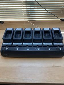 HARRIS RADIO BATTERY CHARGER RF-5853-CH106 6-BAY FAST CHARGING LiION - US Seller