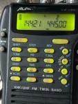 Alinco DJ-580T Handheld Transceiver Tested Working with Battery & Charger