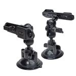 HYS Car Suction Cup - Dashboard and Windshield Walkie Talkie Belt Clip Mount for Car Holder Mount/Mic Holder for Anytone BaoFeng Icom Kenwood Yaesu Wouxon Amateur Radio HT &Speaker Microphone