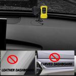 HYS Car Suction Cup - Dashboard and Windshield Walkie Talkie Belt Clip Mount for Car Holder Mount/Mic Holder for Anytone BaoFeng Icom Kenwood Yaesu Wouxon Amateur Radio HT &Speaker Microphone