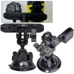 HYS Car Suction Cup - Dashboard and Windshield Walkie Talkie Belt Clip Mount for Car Holder Mount/Mic Holder for Anytone BaoFeng Icom Kenwood Yaesu Wouxon Amateur Radio HT &Speaker Microphone