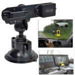 HYS Car Suction Cup - Dashboard and Windshield Walkie Talkie Belt Clip Mount for Car Holder Mount/Mic Holder for Anytone BaoFeng Icom Kenwood Yaesu Wouxon Amateur Radio HT &Speaker Microphone