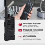 Cobra PX650 2-Pack Professional Business 2 Way FRS Walkie Talkie Radios