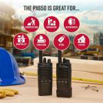 Cobra PX650 2-Pack Professional Business 2 Way FRS Walkie Talkie Radios