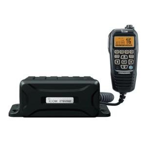 Icom VHF Marine Black Box Radio with Black Command Mic