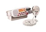 Cobra MR F45-D Fixed Mount VHF Marine Radio – 25 Watt VHF, Submersible, LCD Display, Noise Cancelling Microphone, NOAA Weather Channels, Signal Strength Meter, Scan Channels, White