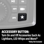 BOSS Audio Systems MGV520B Marine Gauge Receiver – Weatherproof, 3 Inch LCD, Built-in Amplifier, Bluetooth, Digital Media MP3 Player, No CD Player, USB Port, AM/FM Radio