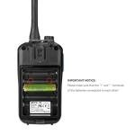 Retevis RM01 Handheld Marine Radio, Floating IP67 Waterproof, Portable Marine Two-Way Radios, NOAA Weather, International Channels, Vibration Drainage, Boat Maritime Radio for Kayak Fishing(1 Pack)