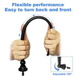 GUZARE Boats Marine Radio Bluetooth and Speakers Audio System Package - Waterproof Marine Stereo Receiver+ 1 Pari 4 inches Black Speakers + Antenna for Boats ATV UTV Motorcycle 306.301B.056B