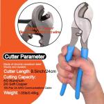 1/0 Gauge Wire(20ft Each - Red/Black) Copper Clad Aluminum CCA - Primary Automotive Wire,Car Amplifier Power & Ground Cable with 10-in Cable Cutter for Car Stereo,Solar, Auto, RV Trailer & Marine