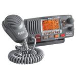 Cobra MR F77B GPS Fixed Mount VHF Marine Radio – 25 Watt VHF, Built-In GPS Receiver, Submersible, LCD Display, Noise Cancelling Mic, NOAA Weather, Signal Strength Meter, Scan Channels, Black/Grey