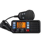 Retevis RM20 Marine VHF Radios Fixed Mount, Marine Band Radio with Built in GPS, DSC, IP67 Waterproof, High Power, NOAA Weather, International Channels, Scan, Ship to Shore Radio for Boats(Black)