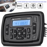 MARINE STEREO WATERTIGHT BOAT AM FM RADIO BLUETOOTH MULTIMEDIA SYSTEM