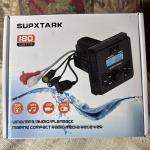 Supxtark PX168 Black 180 Watts Marine Radio  (NEW & SEALED BOX) BLUETOOTH