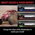 JVC KD-SX38MBT Car Stereo with Bluetooth, 4-Ch Marine Radio Receiver, AM/FM Single Din Radio, Aux-in, USB, Streaming, RGB Illumination, Use as in-Dash ATV, Truck Radio or Boat Stereo