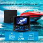 DS18 MRX150 Marine and Powersports Head Unit Color Screen with Bluetooth USB AUX