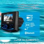 DS18 MRX150 Marine and Powersports Head Unit Color Screen with Bluetooth USB AUX