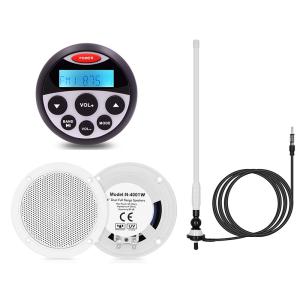 Waterproof Marine Stereo Boat AM FM Bluetooth Radio Receiver USB MP3 Yacht Audio