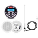 Waterproof Marine Stereo Boat AM FM Bluetooth Radio Receiver USB MP3 Yacht Audio