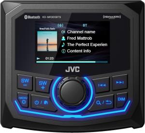 JVC KD-MR305BTS Marine Gauge Receiver Weatherproof 2.7 Inch LCD Built in Amp