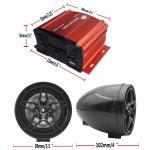 Marine Waterproof Audio System Bluetooth Stereo Boat ATV Radio , 3inch Speakers