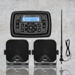 Marine Stereo Bluetooth Audio System Boat Car Waterproof Radio Unit for ATV UTV