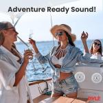 Pyle PLMRKT38W Marine Radio Stereo Receiver Set Wireless BT Stream HandsfreeCall