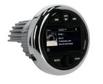 Rockville RGHR48A 4 Zone Marine Gauge Hole Receiver Bluetooth App Control+Remote