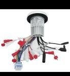 Rockville RGHR2 Marine Gauge Hole Receiver w Bluetooth USB, Radio + Wired Remote