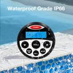 GUZARE Boat Marine Stereo Receiver Bluetooth Audio AM FM Gauge Waterproof Radio