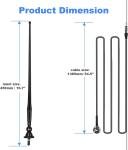 Marine Stereo Bluetooth Audio System Boat Car Waterproof Radio Unit for ATV UTV