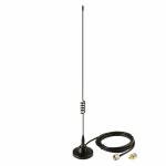 Ham Radio Vehicle Car Mobile Radio Antenna Dual Band VHF UHF 136-174MHz 400-520MHz Magnetic Base PL259 Male Antenna for BTECH ICOM Kenwood Midland Yaesu TYT AnyTone Amateur Radio Two Way Radio
