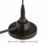 Ham Radio Vehicle Car Mobile Radio Antenna Dual Band VHF UHF 136-174MHz 400-520MHz Magnetic Base PL259 Male Antenna for BTECH ICOM Kenwood Midland Yaesu TYT AnyTone Amateur Radio Two Way Radio
